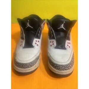 Nike Air Jordan 3 US 6Y (398614 123) White-Black-Grey 2013